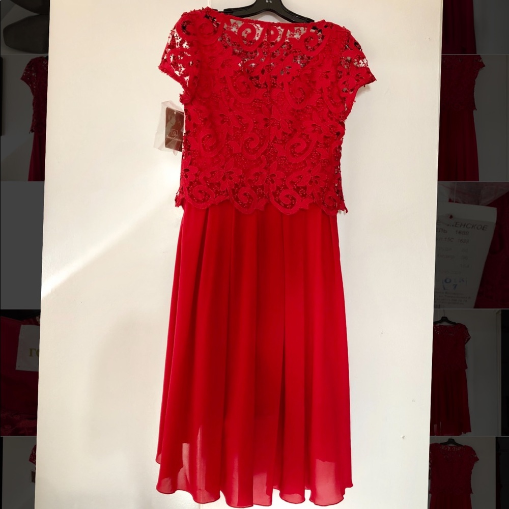 🌺🌸Goldstyle Red Lace Dress Belarus xs/s